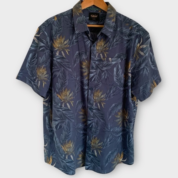 FarWest Short Sleeve Button Down Hawaiian Shirt - Picture 1 of 5
